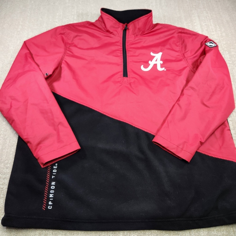Alabama Crimson Tide Sweatshirt Men‎ XL Franchise Club Baseball NCAA Windbreaker